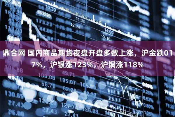鼎合网 国内商品期货夜盘开盘多数上涨，沪金跌017%，沪银涨123%，沪铜涨118%